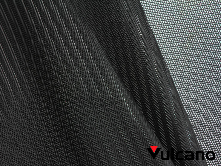 PVC Mini Chevron Preto